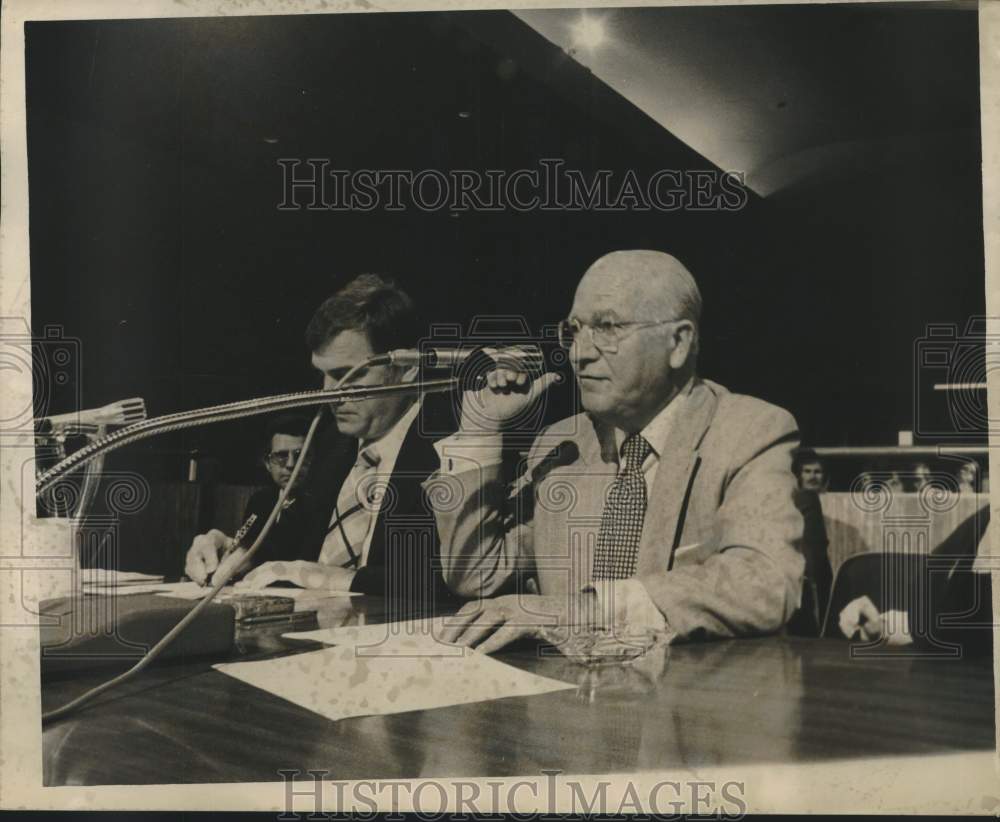 1974 Press Photo Ben Levy at Dome Hearing - nob58869