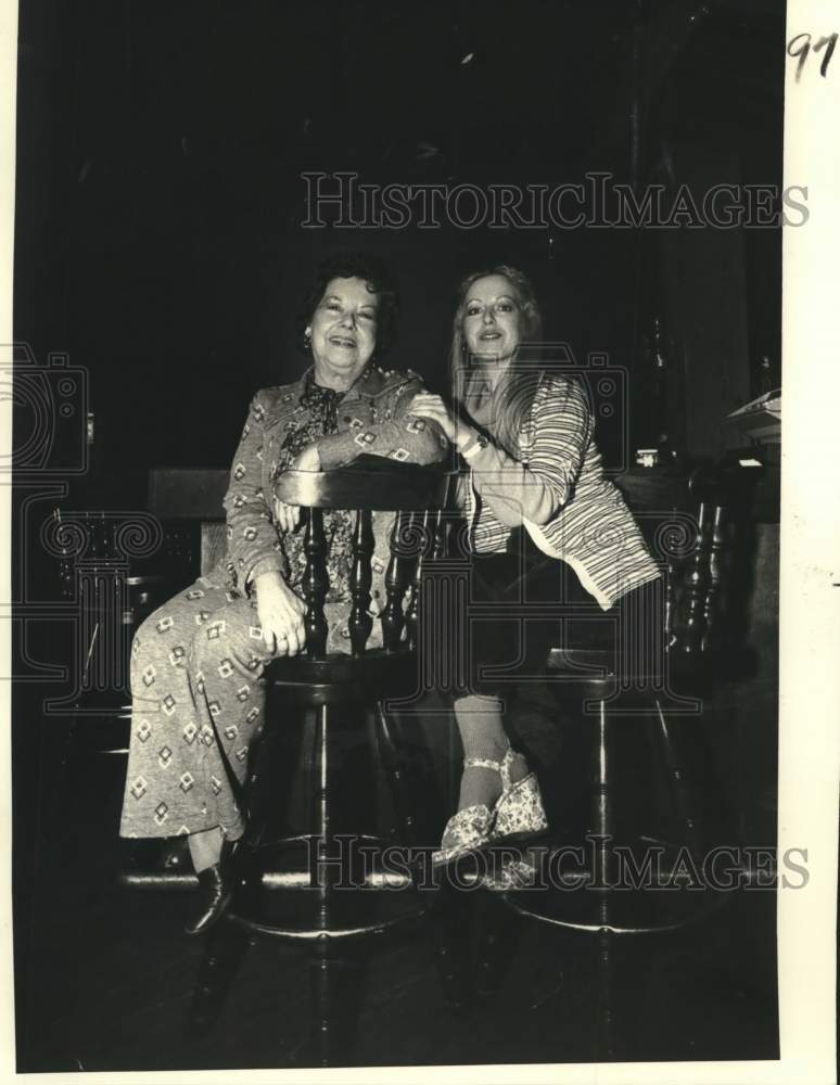 1979 Press Photo Connie Otto &amp; daughter Connie Otto Varola in &quot;The Fantasticks&quot;- Historic Images