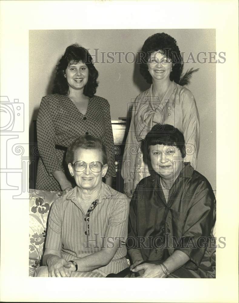 1989 Press Photo Officers of the Metairie Music Club of Jefferson Parish- Historic Images