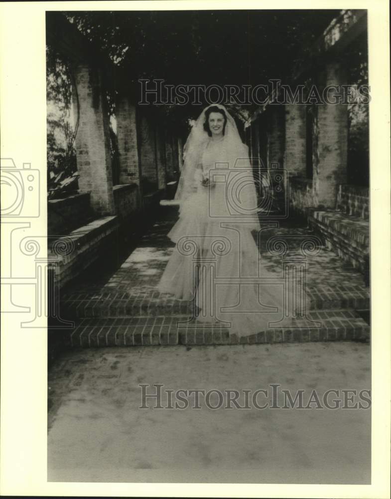 1991 Press Photo Pearl Osborne of New Orleans on her wedding day in 1941- Historic Images