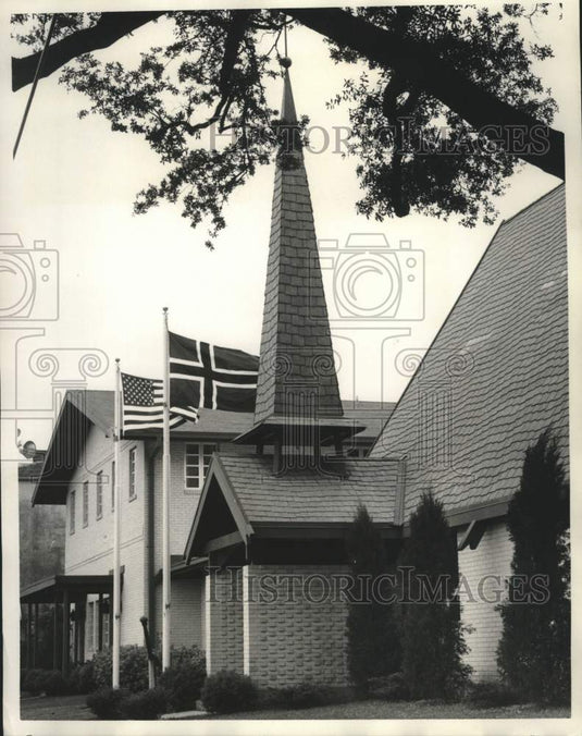 1970 Press Photo Norwegian Seaman's Church - nob59370