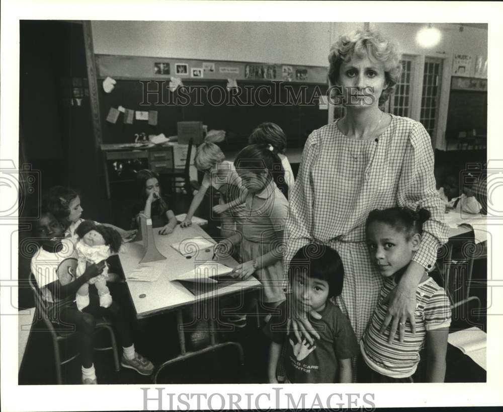 1985 Press Photo Jill Otis, teacher- Historic Images