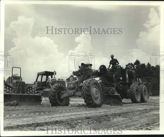 1978 Press Photo Creation of the facilities of Port Hudson Commemorative Area