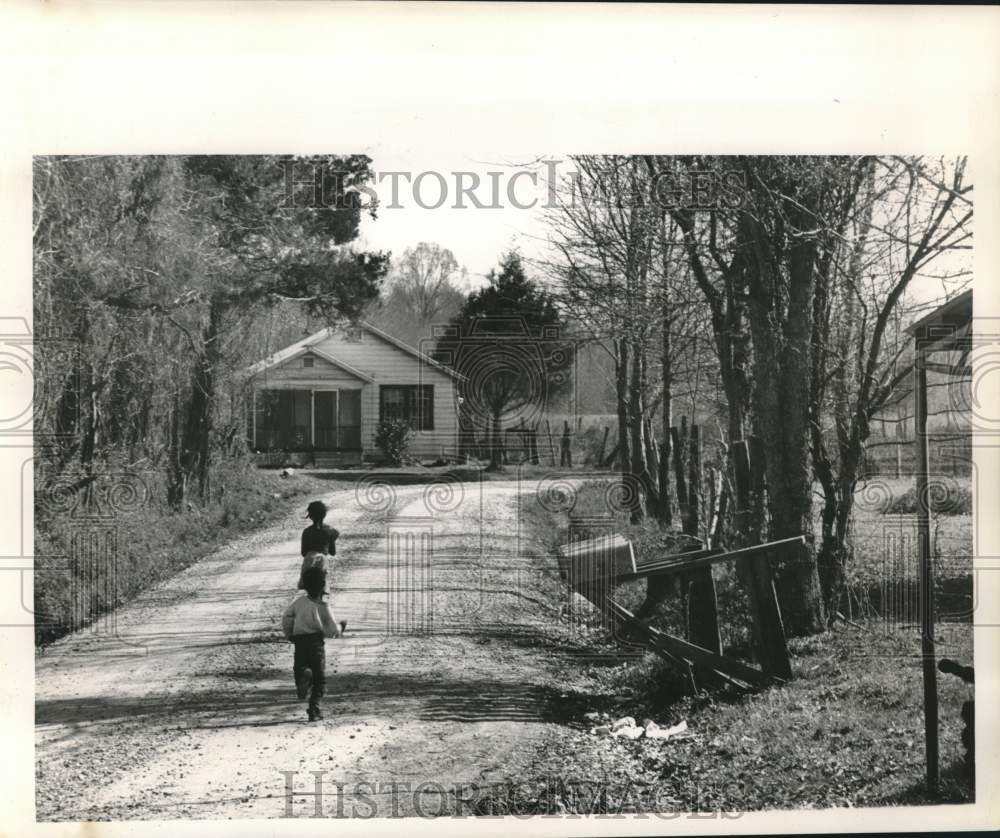 1963 Press Photo Scene at Port Hudson- Historic Images