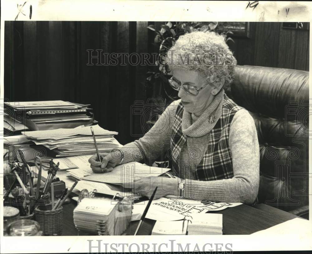 1979 Press Photo Mrs. Ethel Ott of Food Service Department, Orleans Parish Board- Historic Images