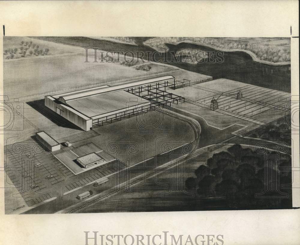 1970 Press Photo PACECO plans to construct plant in the Bayou Bernard Industrial