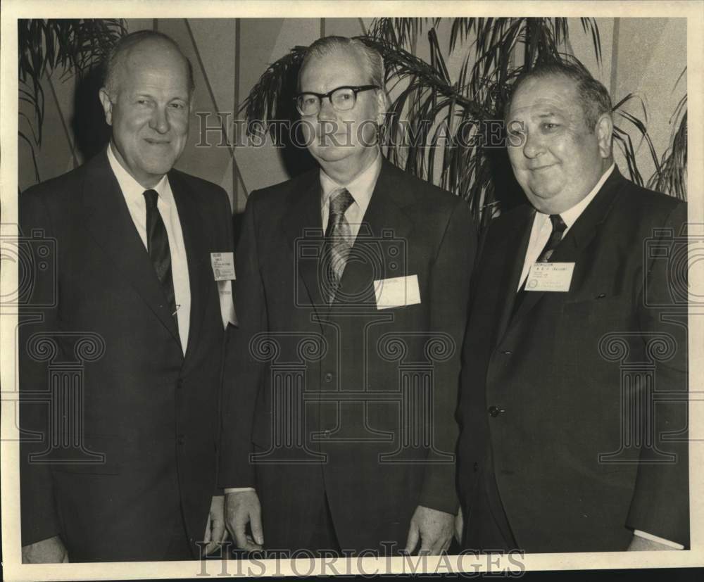 1971 Press Photo Louisiana Bankers Association officers - nob60143