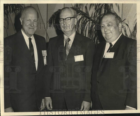 1971 Press Photo Louisiana Bankers Association officers - nob60143