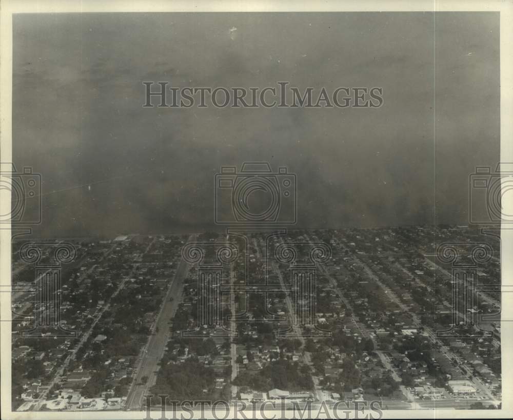 1968 Press Photo Aerial view of Lake Pontchartrain - nob60494