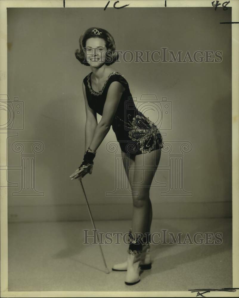 1964 Press Photo Rose Marie Josey as leader of Co-Lin Show Band and Colettes- Historic Images