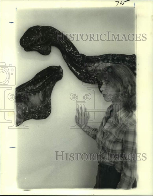 1980 Press Photo "Magnus Morley" by J. Kenneth Edmeston in "Other Works" exhibit