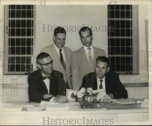 1957 Press Photo New officers of Evangelical Union, New Orleans area - nob61393