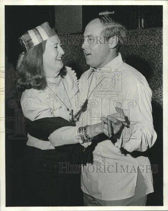 1974 Press Photo John Lambert & wife Nora at Louisiana Landmarks Society Event- Historic Images