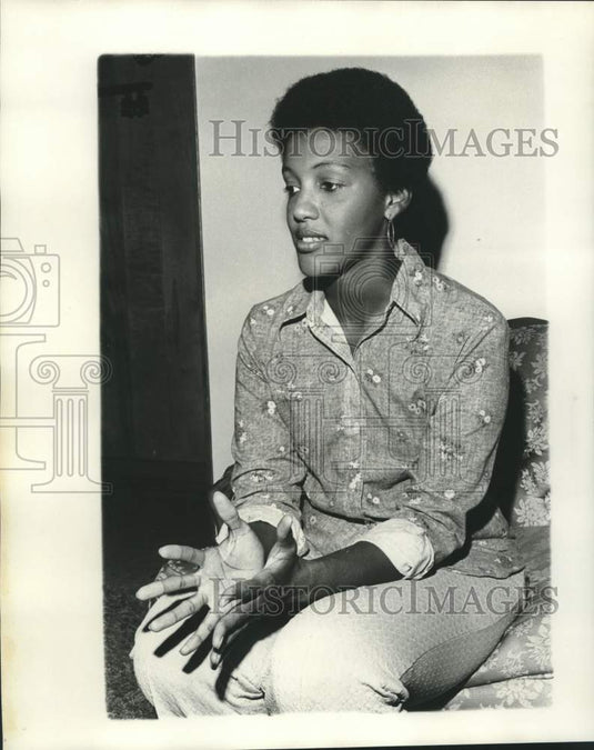 1974 Press Photo Mrs. Lois Labeaud, Louisiana Resident - nob62190