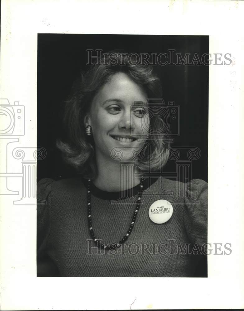 1987 Press Photo Mary Landrieu Louisiana State representative - nob62266