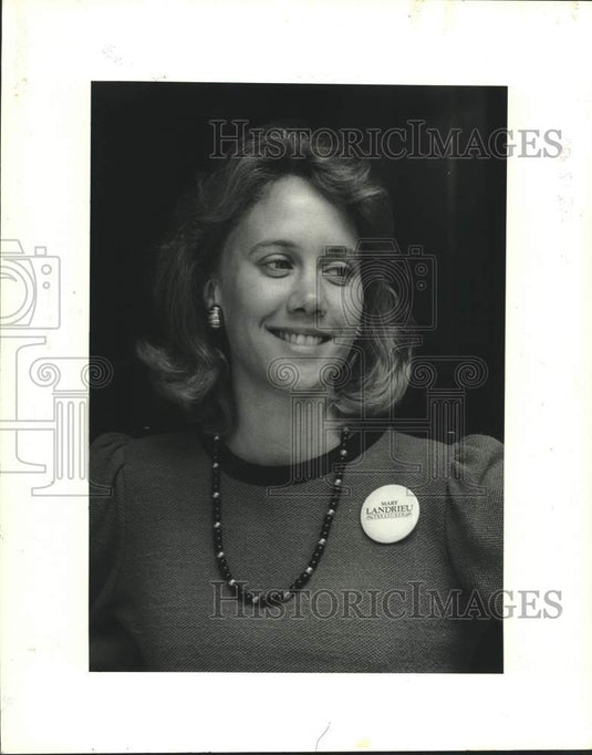 1987 Press Photo Mary Landrieu Louisiana State representative - nob62266