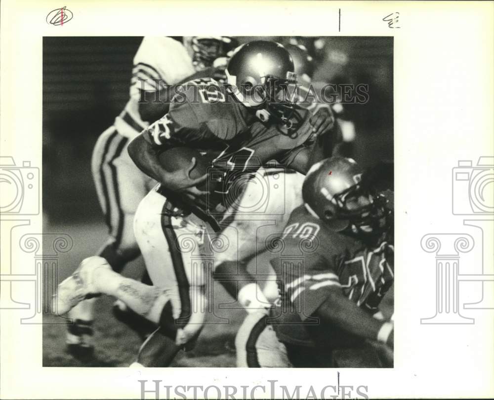 1989 Press Photo Football - Brian Lampton (41) during the game - nob62914- Historic Images