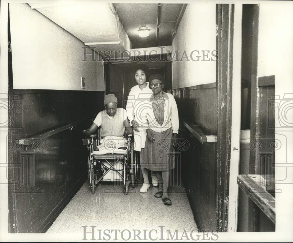 1978 Press Photo Patients at the Laton Methodist Home- Historic Images