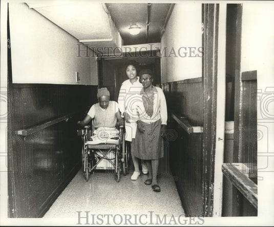 1978 Press Photo Patients at the Laton Methodist Home- Historic Images