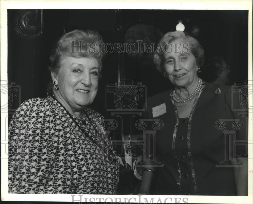 1991 Press Photo Bertha Fontaine-Lucy Latimer-Daughters of the Confederacy Event