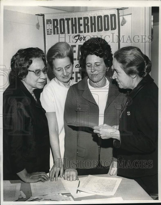 1970 Press Photo Brotherhood Meeting for Jefferson Parish - nob63393