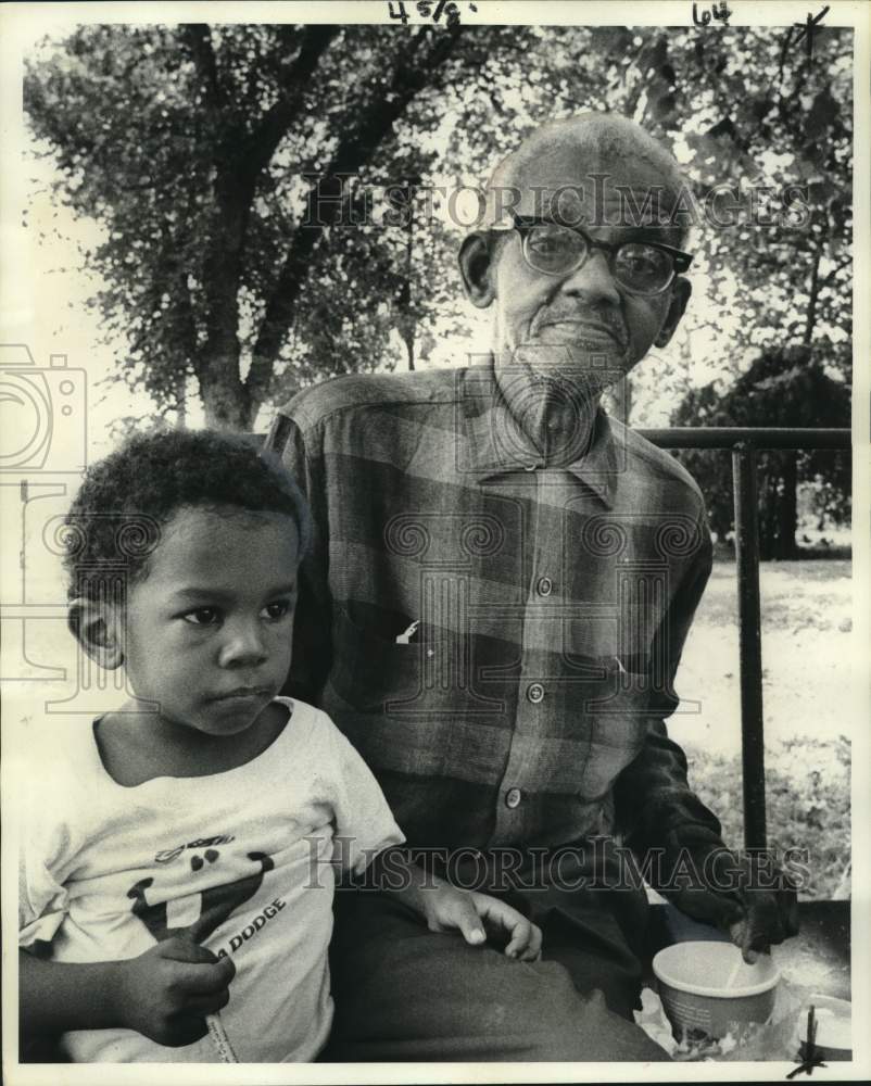 1976 Press Photo Richard Mercadel at Lafon Home of Louisiana Annual Conference- Historic Images