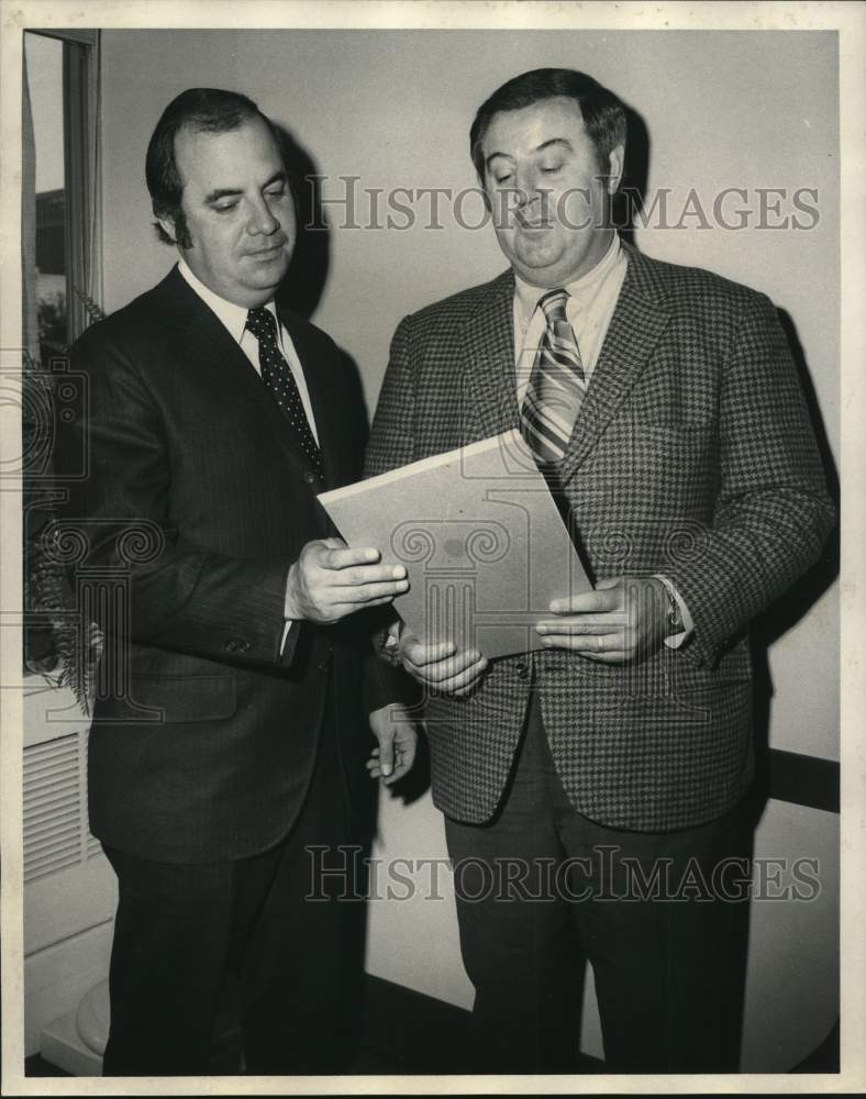 1971 Press Photo Richard J. Kernion and Edward C. Kurtz - nob63944- Historic Images