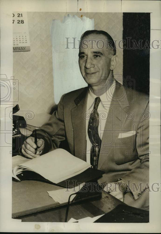 1956 Press Photo A. F. Korson, The American Companies, Sound Equipment Supplier