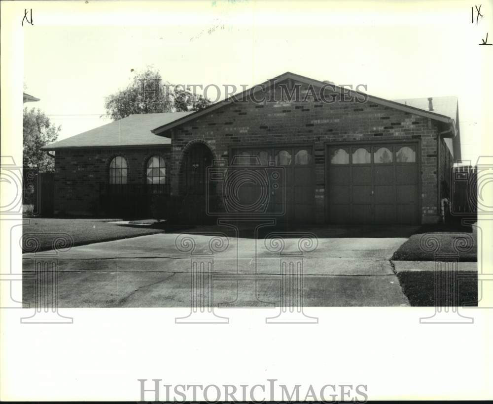 1990 Press Photo House on 2021 Alejo del Sur in Gretna - nob66414