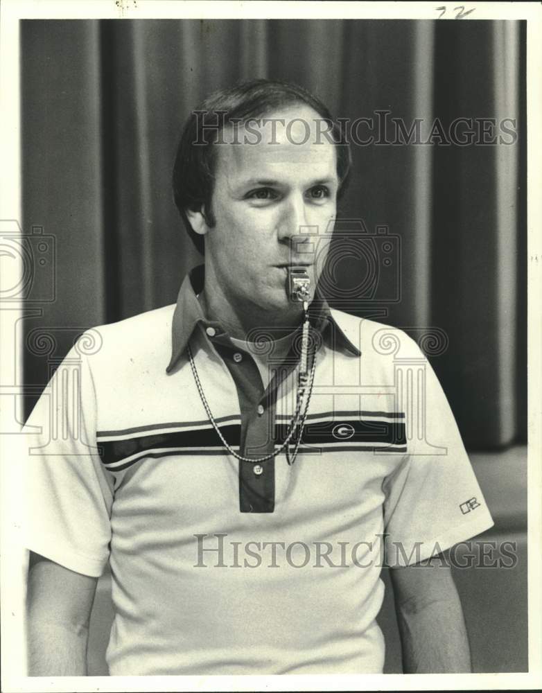 1979 Press Photo Larry Maples, Clifton Ganus High School Football Coach- Historic Images