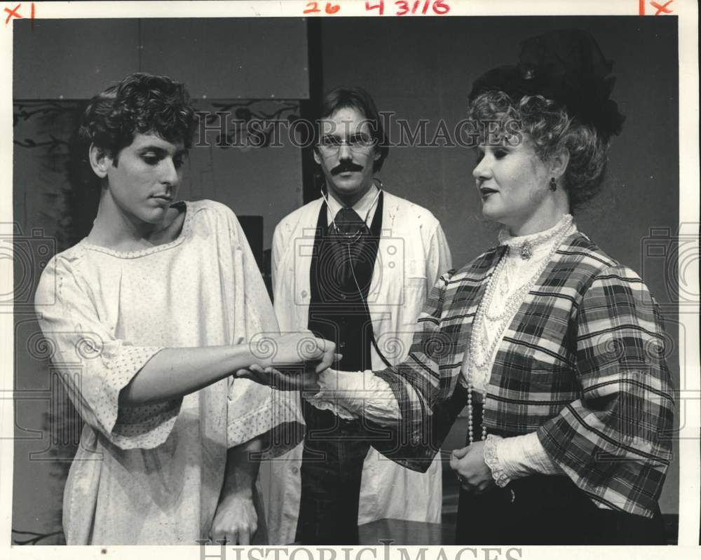 1985 Press Photo Le Petit Theatre to open its 500th play &quot;The Elephant Man.&quot;