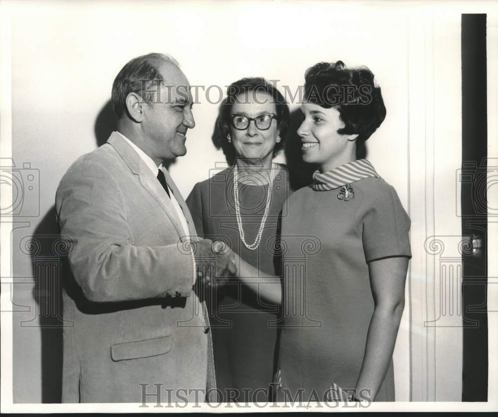 1968 Press Photo Leaders of Louisiana Association for Mental Health, New Orleans- Historic Images