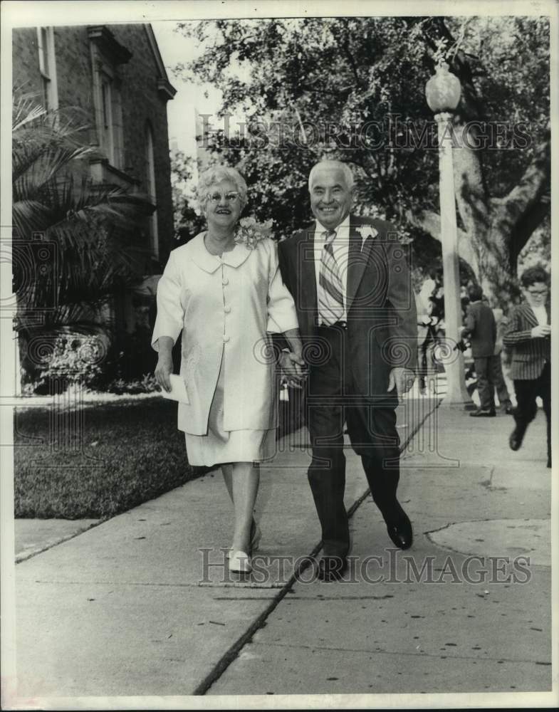 1972 Press Photo Mr. and Mrs. Liner met at Louisiana State School for the Deaf- Historic Images