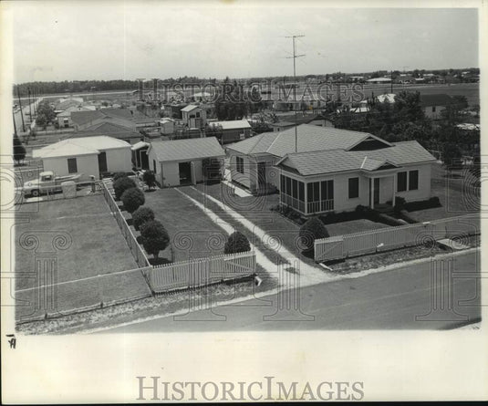 1960 Press Photo Homes from the newer section of Lockport, Louisiana.- Historic Images