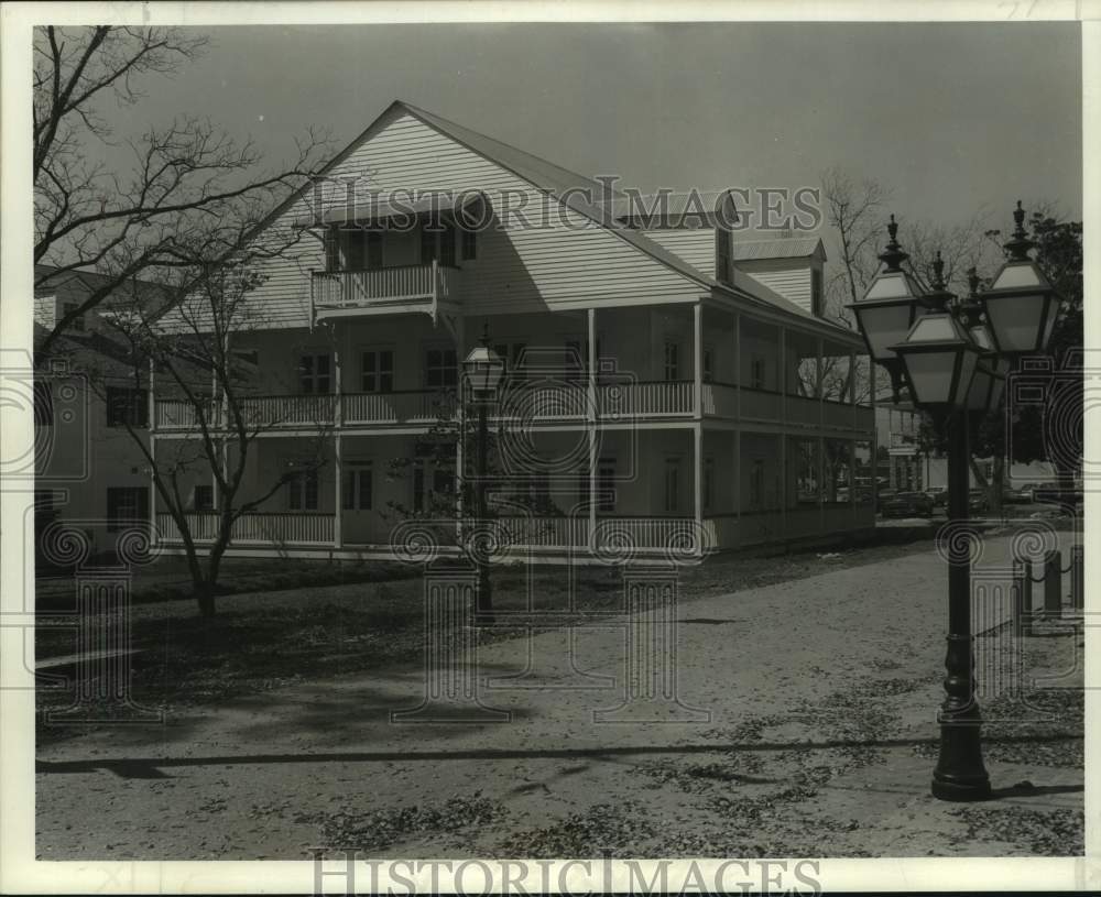 1978 Press Photo The Old Magnolia Hotel, built in 1847- Restored to a Museum
