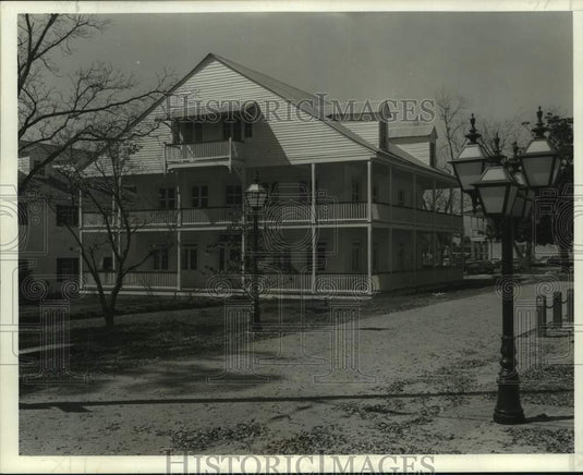 1978 Press Photo The Old Magnolia Hotel, built in 1847- Restored to a Museum