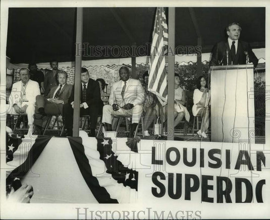 1970 Press Photo Test Pile for Louisiana Dome Stadium - nob71379