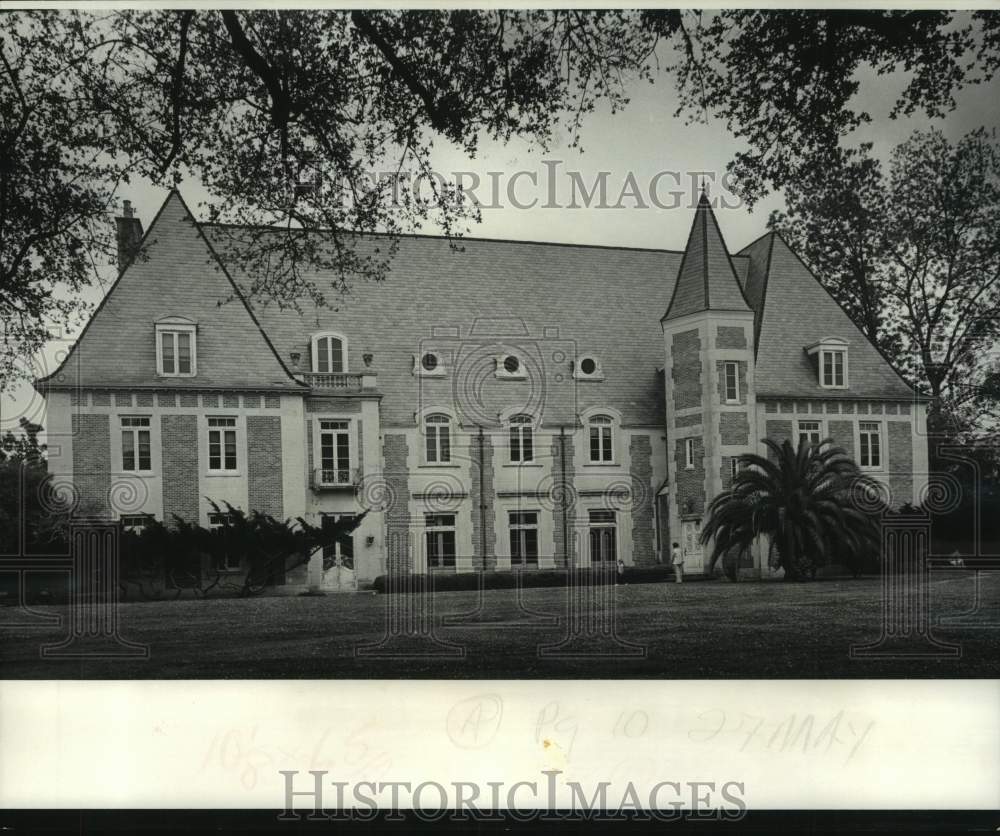 1973 Press Photo Louisiana State&#39;s French House replica of Normandy farmstead- Historic Images