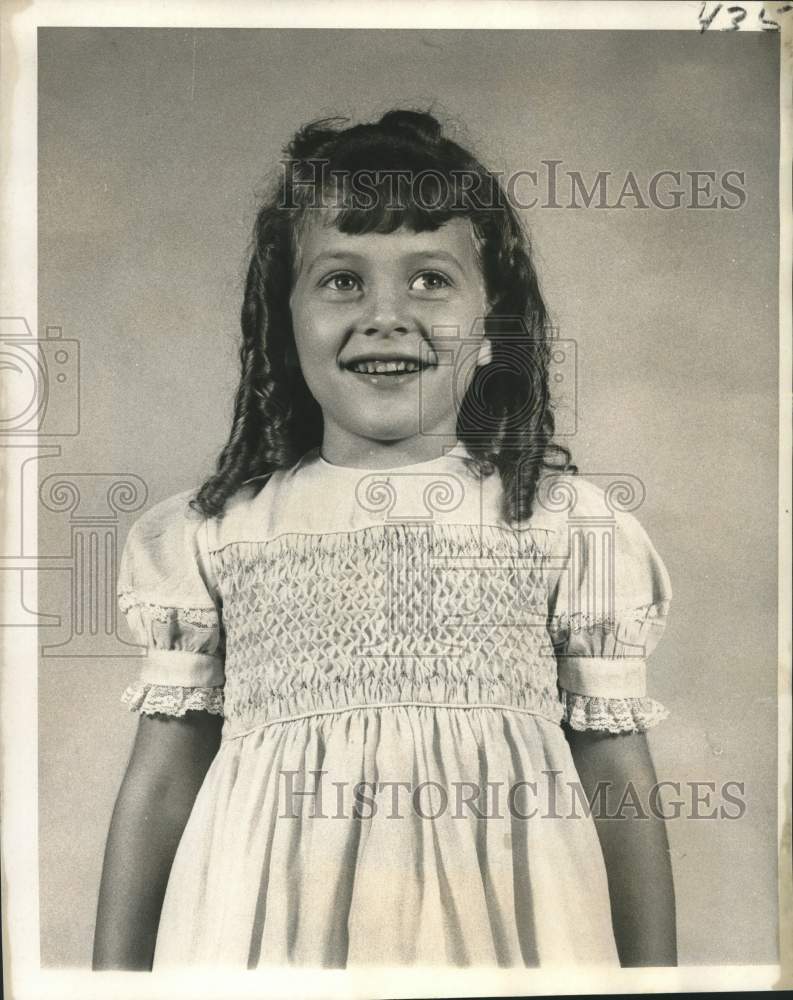 1970 Press Photo Michele Ann Lubrano,Metairie contestant-Baby Miss World Contest- Historic Images