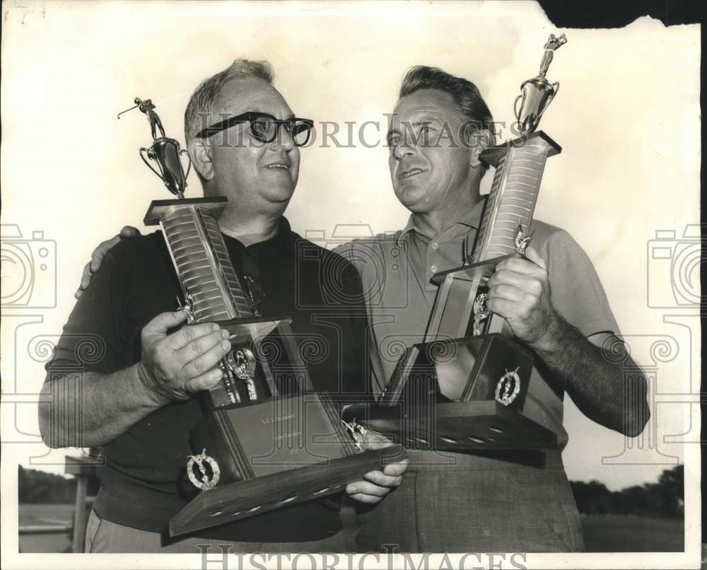 1970 Press Photo Joseph &quot;Pappy&quot; Lucia Sr. at Louisiana Press Golf Championship- Historic Images