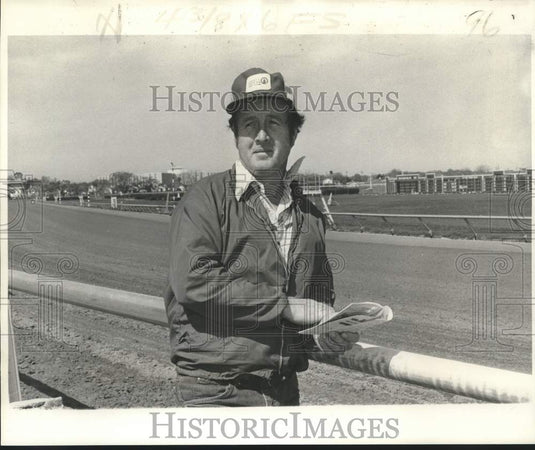 1978 Press Photo Trainer Jack Loyd, brings Louisiana-bred "Smoke Pole" for Derby