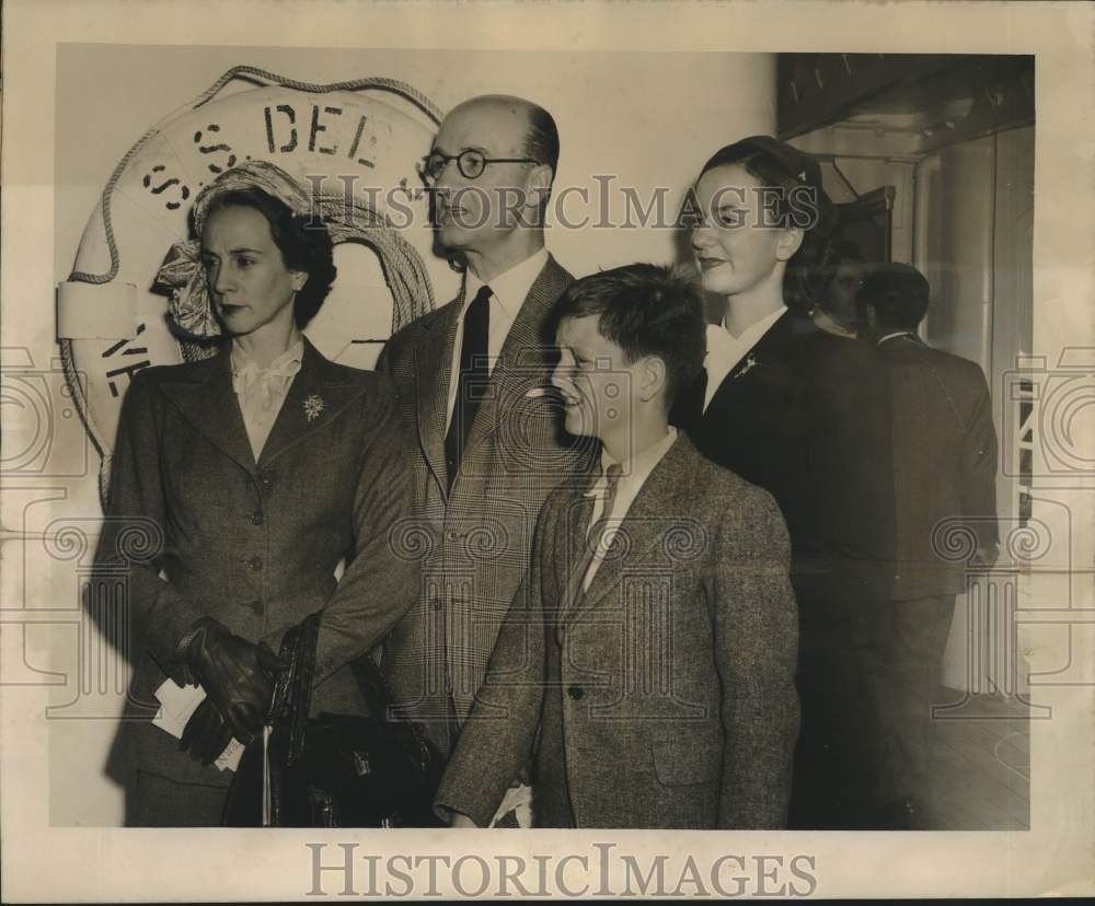 1950 Press Photo Roberto E. MacEachen, Appointed Uruguayan ambassador to Mexico