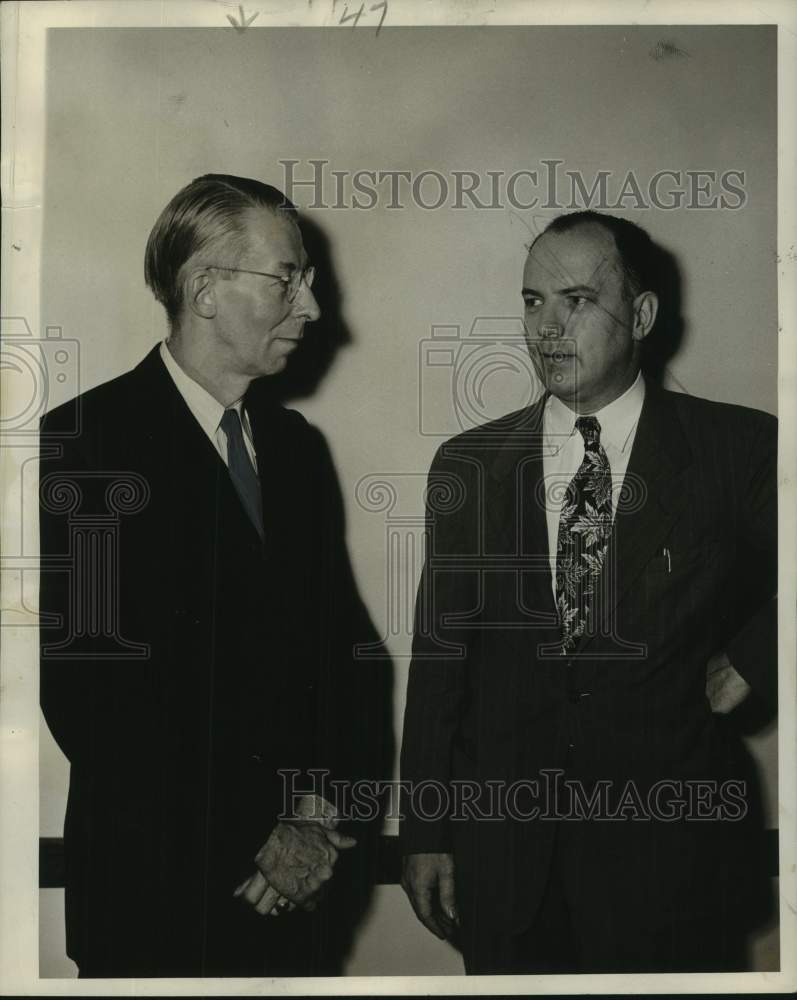 1956 Press Photo Dr. Cecil Mann, Psychology Professor, Newcomb College- Historic Images