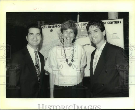 1994 Press Photo Louis Lupin, Dotty Klyce, Arnold Gelfand at NOCCA Gala