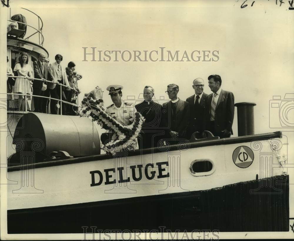 1972 Press Photo Memorial service of The Propeller Club of the United States- Historic Images