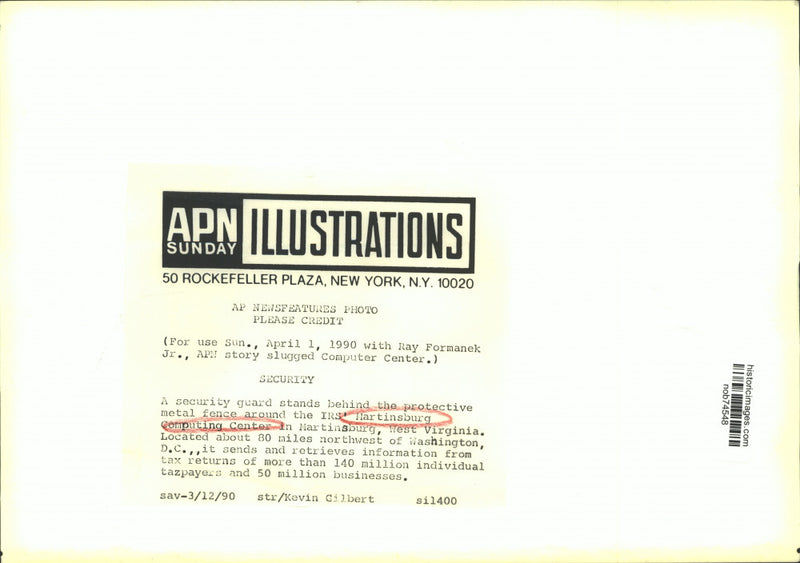 Load image into Gallery viewer, 1990 Press Photo IRS' Martinsburg Computing Center in Martinsburg - nob74548
