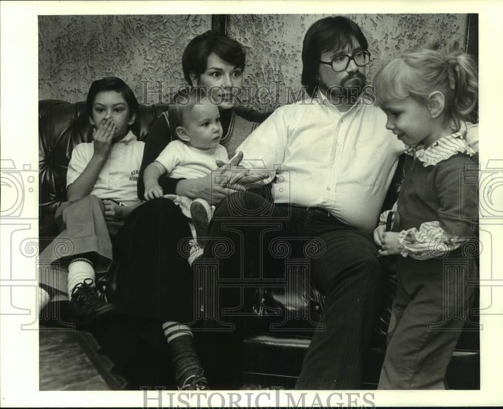 1978 Press Photo Wes Russell And Family - nob74686- Historic Images