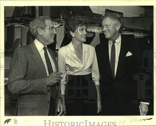 1989 Press Photo Friends of the Cabildo-Dr Ralph Lupin, Jackie and Jerry Derks