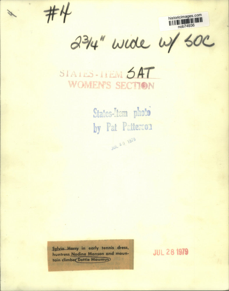 1979 Press Photo Sylvia Harry, Nadine Manson and Dottie Maumus wear costumes