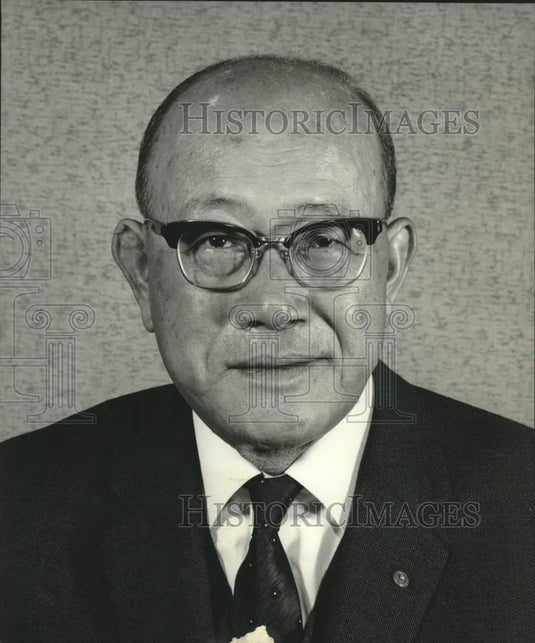 1969 Press Photo Somei Iwata, president of Noritake Company Limited - nob75103